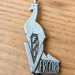 RARE Insigne FFI Vercors AUGIS LYON R&eacute;sistance Fran&ccedil;aise ww2