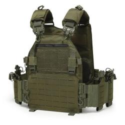 Gilet Tactique JPC 2.0 Porte-Plaques MOLLE Nylon 500D R&eacute;glable Airsoft Paintball Survivalisme Vert