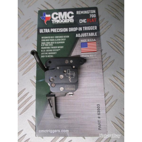 Detente CMC Trigger USA, pour Remington 700, Bergara B14, Sabatti....239euros