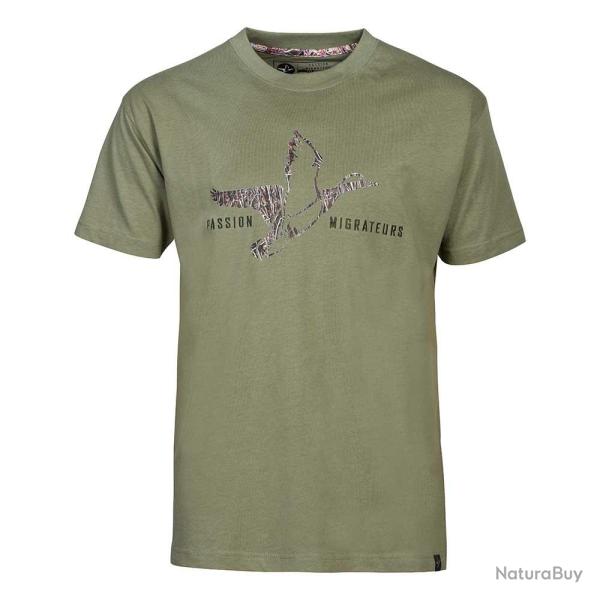 Tee Shirt Passion Migrateur KAKI