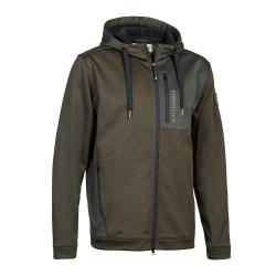 Sweat &agrave; Capuche Zipp&eacute; KAKI