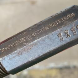 Canon de Mauser 1871 en 11mm Mauser cat D