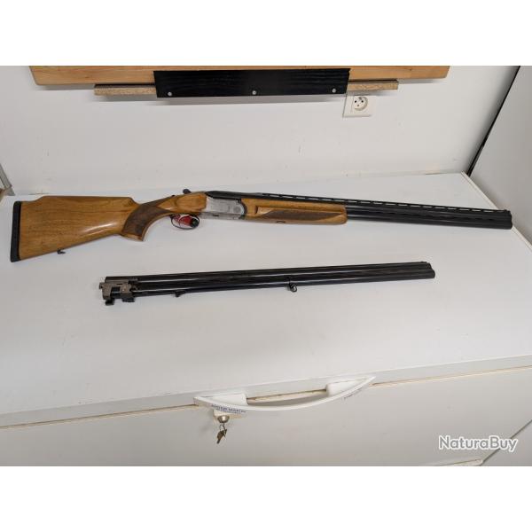 Fusil superpos� avec un canon trap et un canon chasse