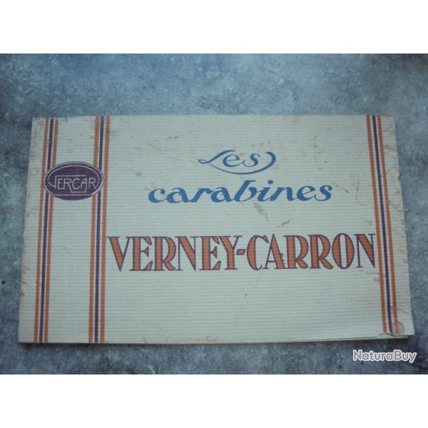 Catalogue ancien Verney Carron les carabines ann�es 20-30