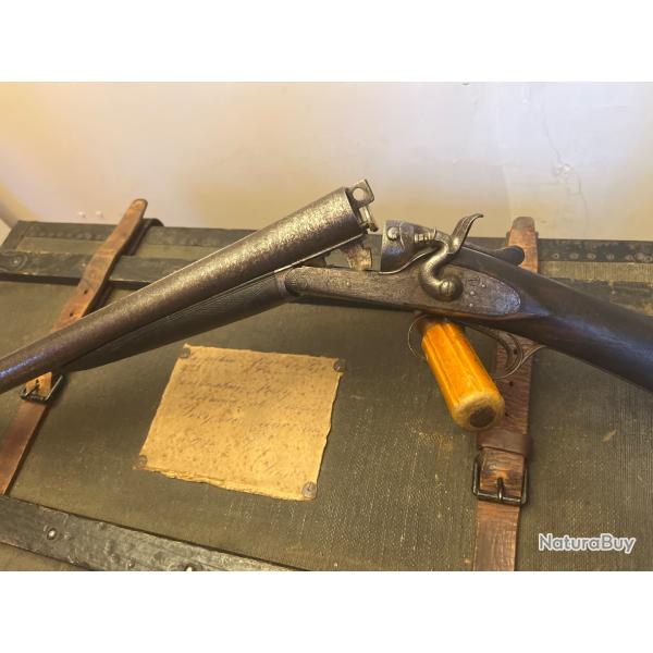 RARE cal12 fusil a chiens juxtapos�
