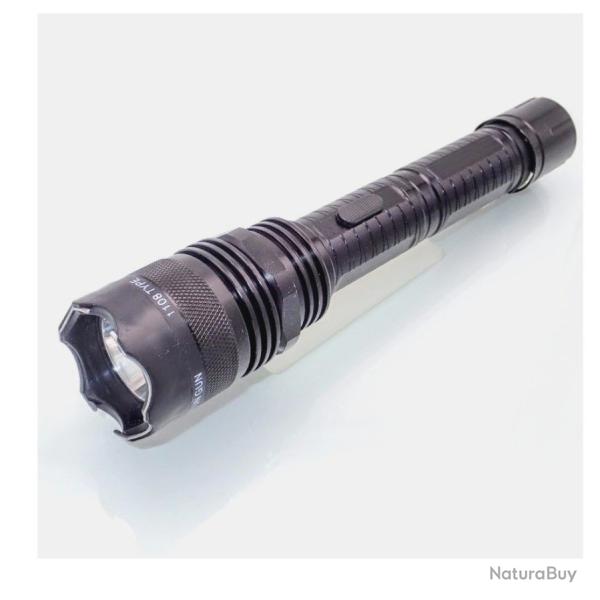 Shocker Electrique Taser + LED lampe de poche  4 in 1 Black - 23 cm - TYPE 1108 Professional d�fense