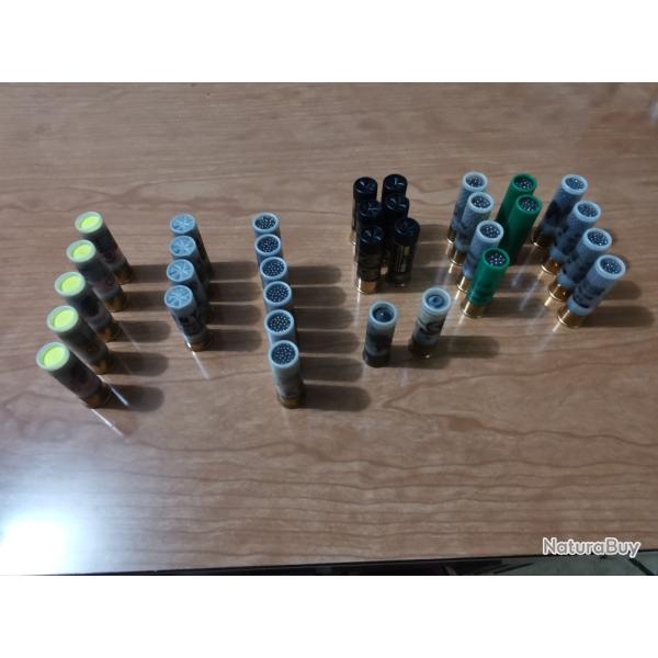 Lot cartouches calibre 16
