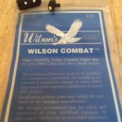 Vis&eacute;ee match Colt 1911 drop in  Wilson Combat "point blancs"