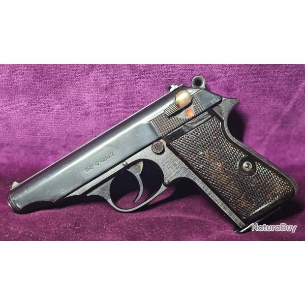 VEB Suhl Mod.1001 Walther PP .22lr DDR - Pistolet de Transition Pr�war / RDA Rare, cat�gorie B