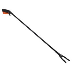 Pince de ramassage t&eacute;lescopique 100 cm - Noire et orange