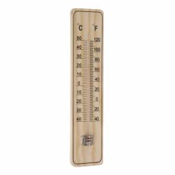 Thermom&egrave;tre Ext&eacute;rieur en Bois - Design &Eacute;l&eacute;gant et Pr&eacute;cis