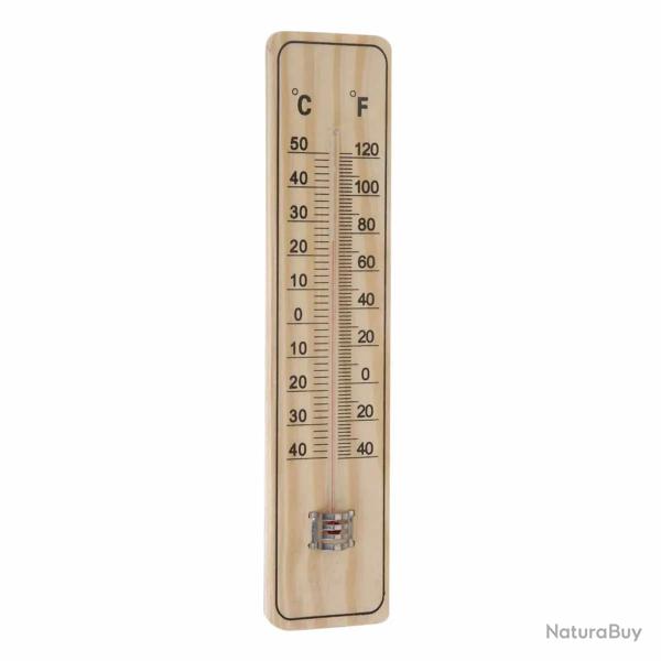 Thermom�tre Ext�rieur en Bois - Design �l�gant et Pr�cis