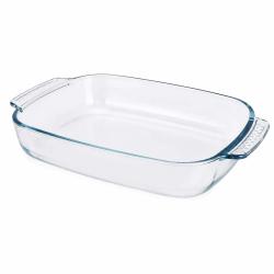 Lot de 3 plats &agrave; four en verre tremp&eacute;