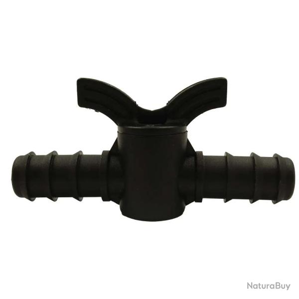 Lot de 2 vannes papillon 16 mm pour irrigation