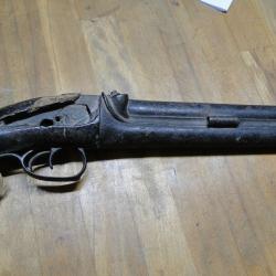 &eacute;pave du rare pistolet d'officier d'&eacute;tat major mi 19&deg;