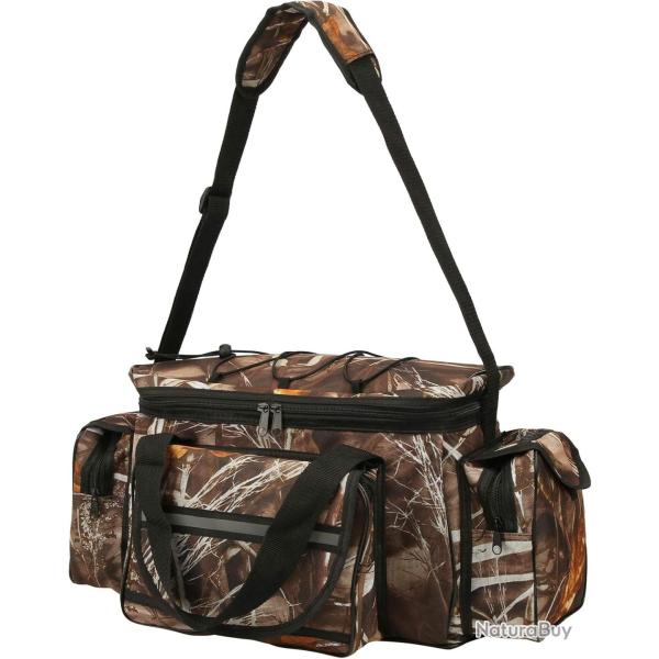 SAC DE P�CHE GRANDE CAPACIT� - CAMOUFLAGE FOR�T - LIVRAISON GRATUITE