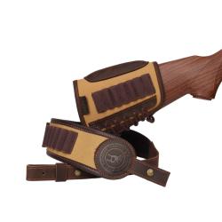 BRETELLE FUSIL ET BUSC - CALIBRE .30-30,.308win,.223,.45-70,etc - CUIR ET TOILE - LIVRAISON GRATUITE
