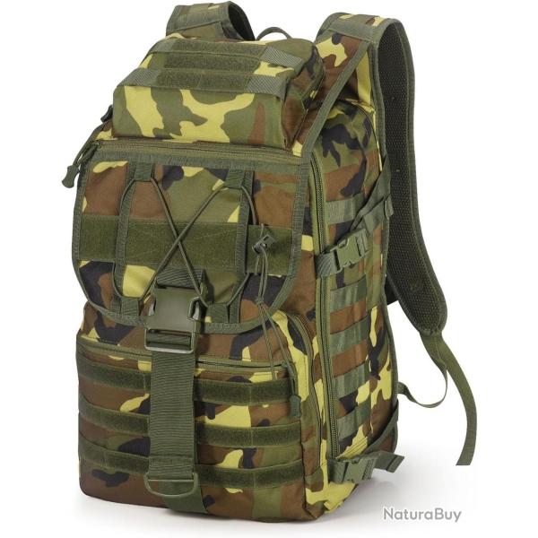Sac � Dos Tactique Militaire 50L �tanche Molle Sac D'urgence Chasse P�che Trekking Escalade Camping