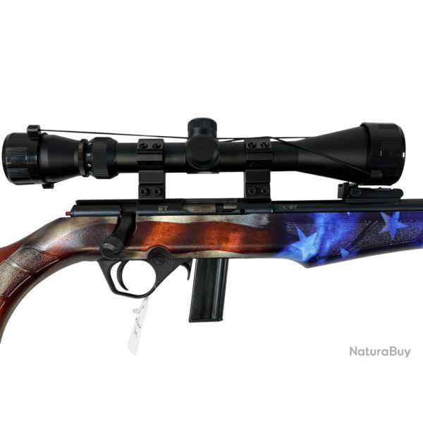 Carabine ROSSI "8122 Bolt Action USA" .22LR, silencieux, lunette, mise � prix 1� sans r�serve, neuf