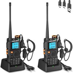 Radio Dual Band 2 Pcs One Key Voix Batterie 2600mAhTalkie Walkie Pairing 999 Canaux CDCSS/CTCSS