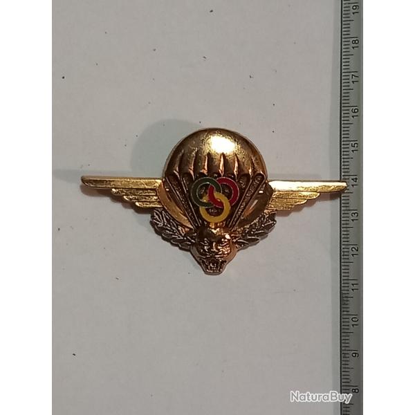 Br�vet d'instructeur parachutiste de l'arm�e za�roise (R�publique d�mocratique du Congo) - matricul�