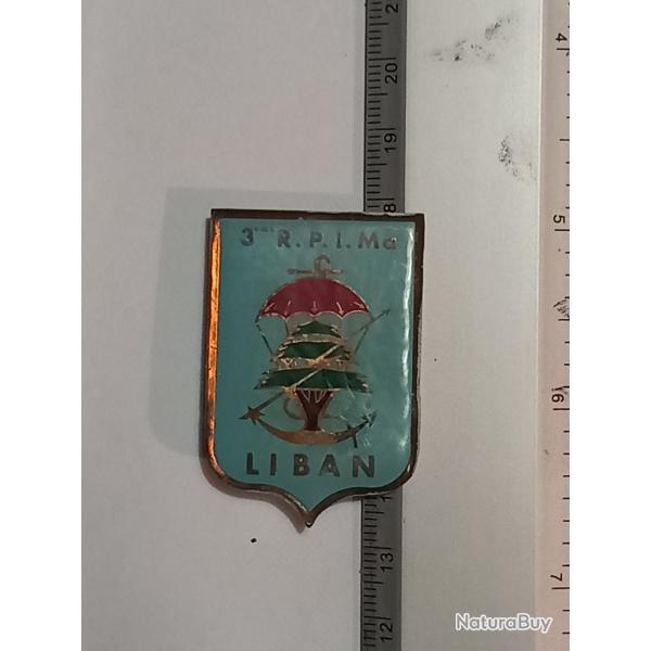 Insigne du 3�me r�giment parachutiste d'infanterie de marine (3�me RPIMa) au Liban