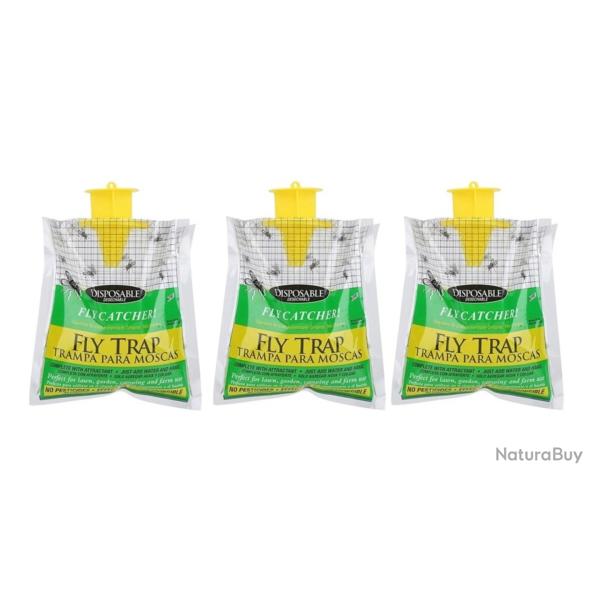 3 Pi�ges � Mouche Redoutable, Pi�ge jusqu'a 20 000 Mouches Ultra Efficace