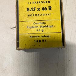 balles pour carabine  8.15x 46R
