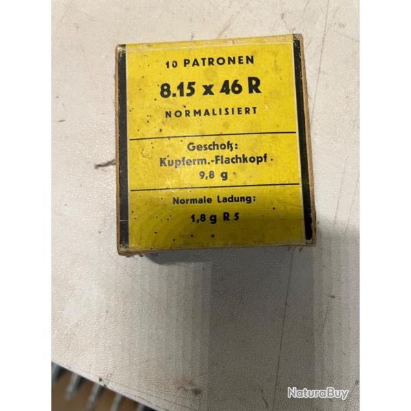 balles pour carabine  8.15x 46R