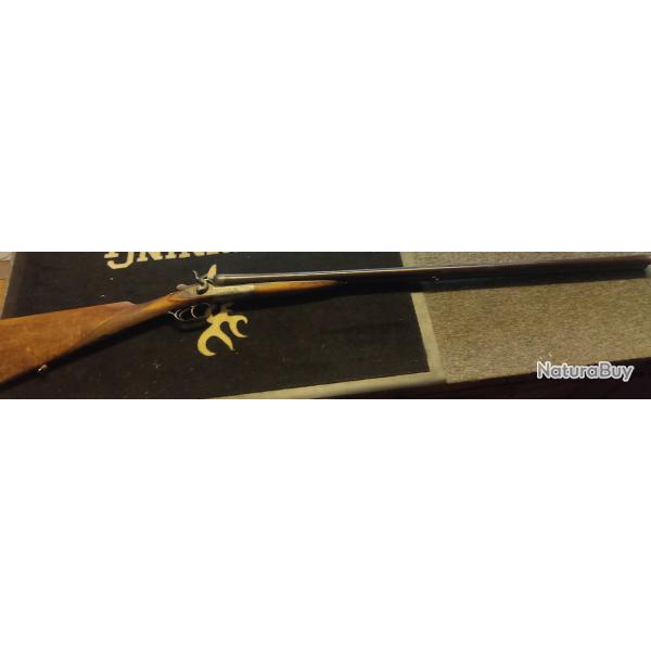 Fusil a chien percussion centrale Poudre noire calibre 14x65