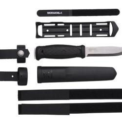 Poignard Morakniv GARBERG lame pleine soie 11cm inox + etui tactique multi mount