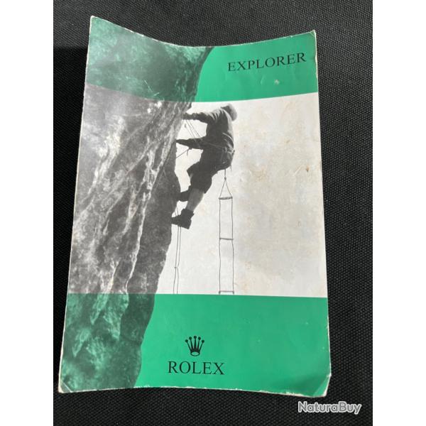 Rolex brochure 1969 Explorer 1016 advertising leaflet