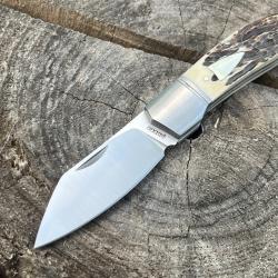 Couteau pliant Stag 14C28N Sandvik lame tanto