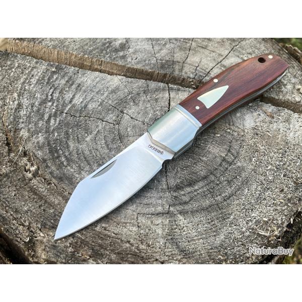 Couteau pliant tanto - 14C28N Sandvik & manche red sandalwood