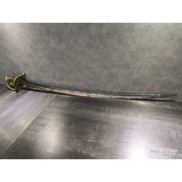 Sabre officier infanterie 1845 lame courb�e