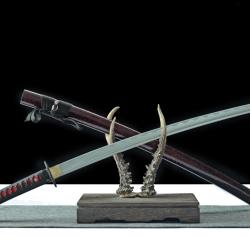 Katana LLF Blood Shadow - Acier T10 - Lame 72 cm - Full Tang - Trempe &agrave; l'huile