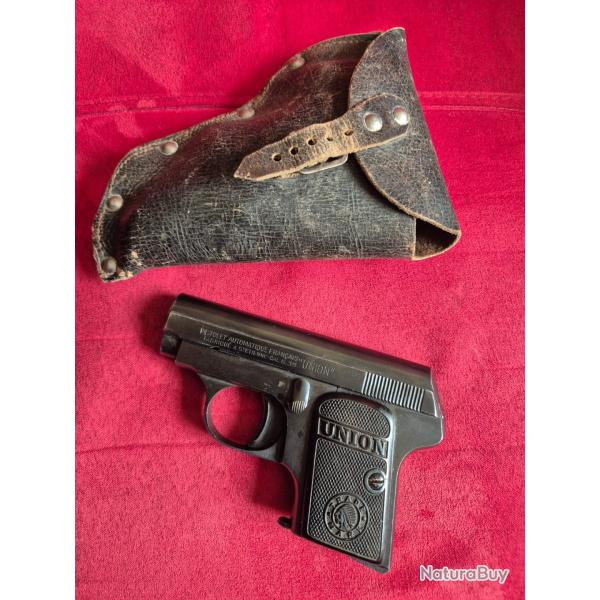 Pistolet UNION cal 6,35