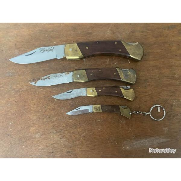 LOT COUTEAU A REPARER LEOPARD