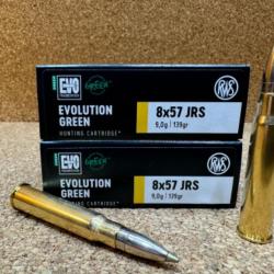 1BOITES DE MUNITIONS RWS 8 x 57 JRS EVO GREEN 9.0gr