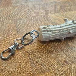 porte clef bois de chevreuil 1