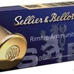 Cartouches SELLIER & BELLOT calibre 22 short 28.1grs 1.8g x50