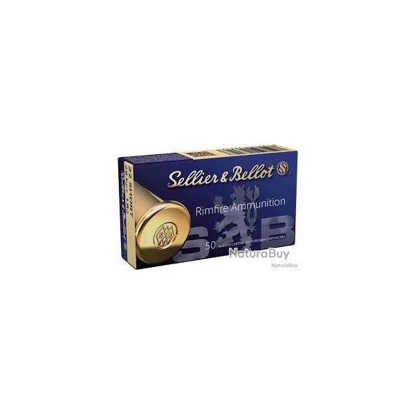 Cartouches SELLIER & BELLOT calibre 22 short 28.1grs 1.8g x50
