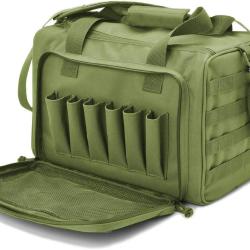 SAC MODULABLE POUR TRANSPORT D'ARMES DE POING - VERT - LIVRAISON GRATUITE