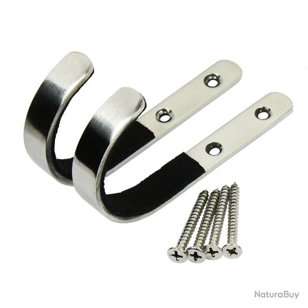 SUPPORT MURAL POUR FUSILS ET CARABINES - INOX