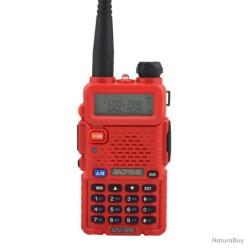 TALKIE-WALKIE BAOFENG UV-5R - ROUGE - LIVRAISON GRATUITE