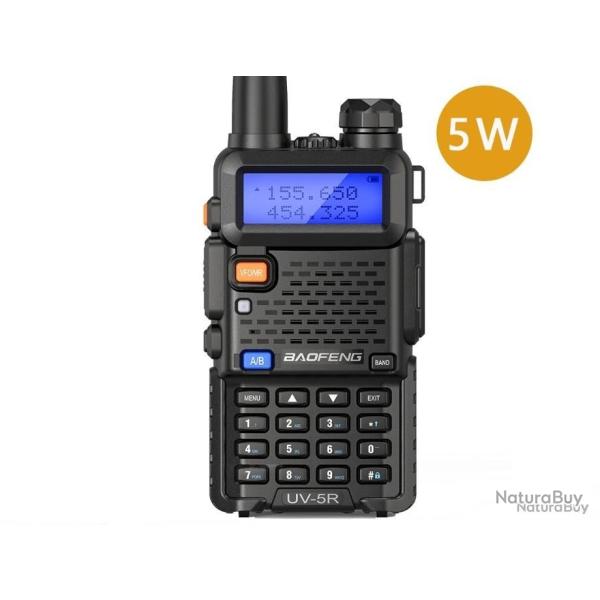 TALKIE-WALKIE BAOFENG UV-5R (5W) - LIVRAISON GRATUITE