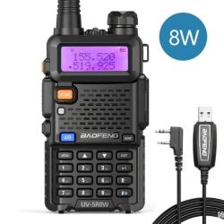 TALKIE-WALKIE BAOFENG UV-5R (8W) + CABLE USB - LIVRAISON GRATUITE