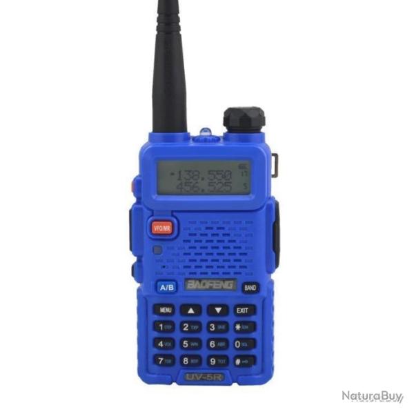 RADIO BAOFENG UV-5R - BLEU - LIVRAISON GRATUITE