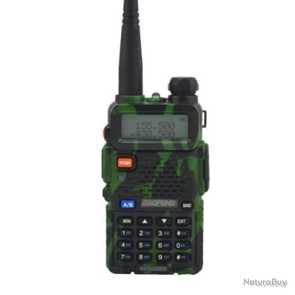 RADIO BAOFENG UV-5R - CAMOUFLAGE - LIVRAISON GRATUITE