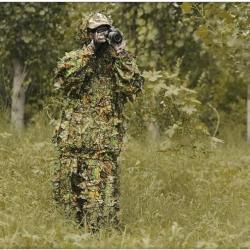 GHILLIE SNIPER TENUE DE CHASSE ULTRA L&Eacute;G&Egrave;RE - CAMOUFLAGE FOR&Ecirc;T - LIVRAISON GRATUITE